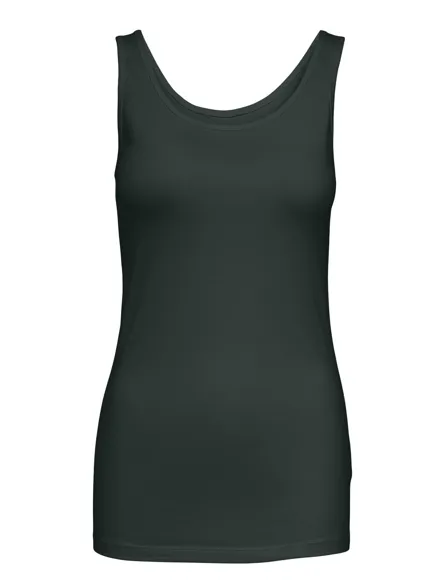 JDYAVA Klassisches Basic ärmelloses Tanktop mit U-Ausschnitt