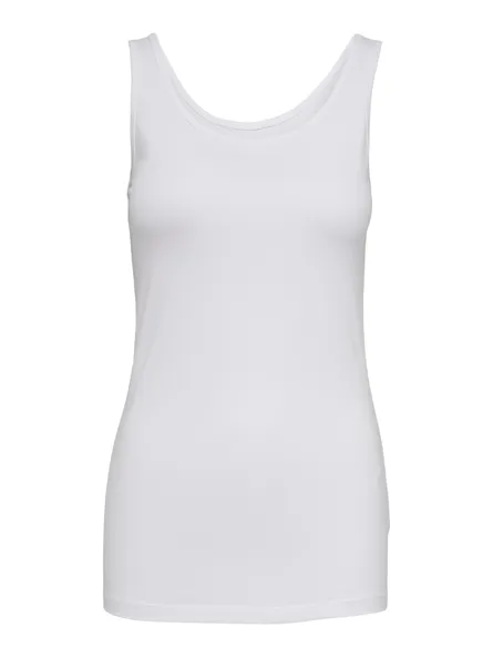 JDYAVA Klassisk Basic ærmeløs U-hals tanktop