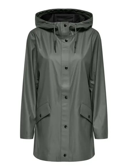 ONLELISA Waterdichte regenjas met capuchon