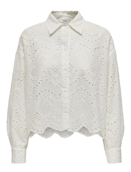 ONLVALAIS Langarmshirt mit überschnittenen Schultern