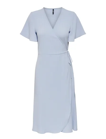 ONLCALI LIFE S/S WRAP DRESS WVN NOOS