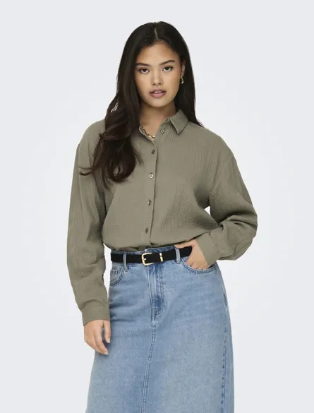 JDYTHEIS Hemd mit Knopfverschluss und normaler Passform