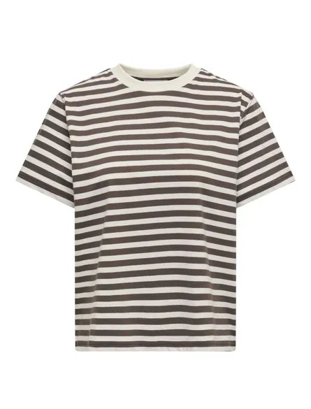 ONLLIVINA Dagelijks gebruik: Comfortabel T-shirt met O-hals en korte mouwen