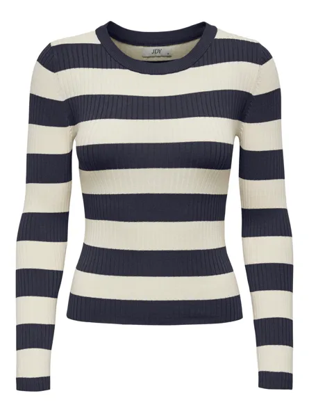 JDYPLUM Geribbelde viscose mix trui