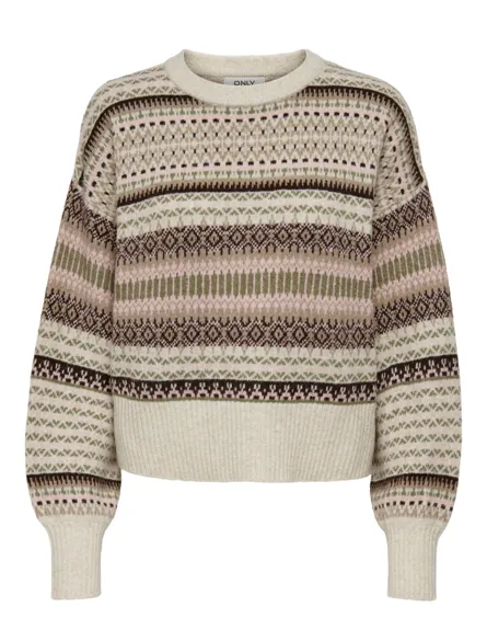 ONLARIANNE L/S PULLOVER KNT NOOS