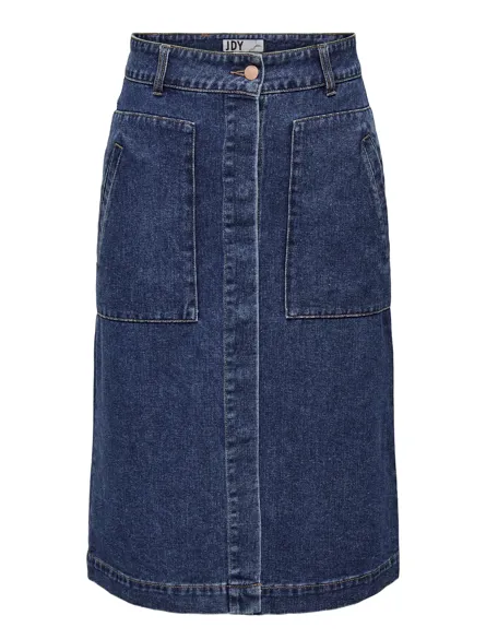 JDYOLIVIA Midi Denim Skirt