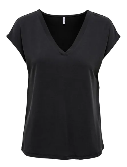 ONLFREE S/S MOD.V-NECK TOP JRS NOOS