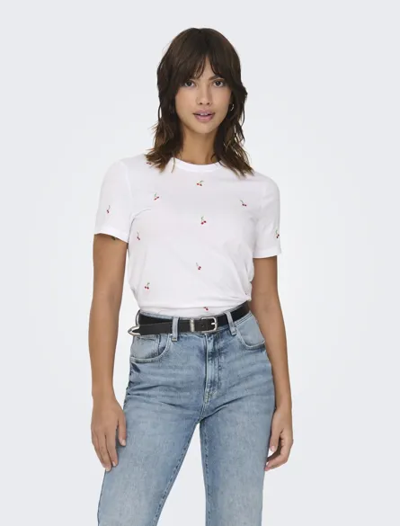 ONLKETTY S/S O-NECK TOP JRS NOOS