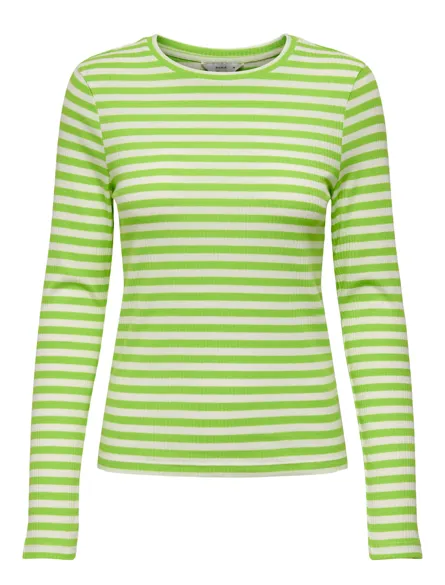 PGELLA STRIPE L/S TOP JRS