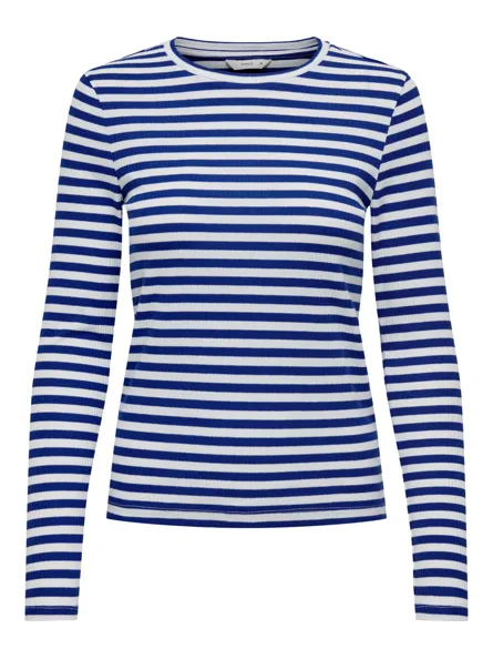 PGELLA STRIPE L/S TOP JRS