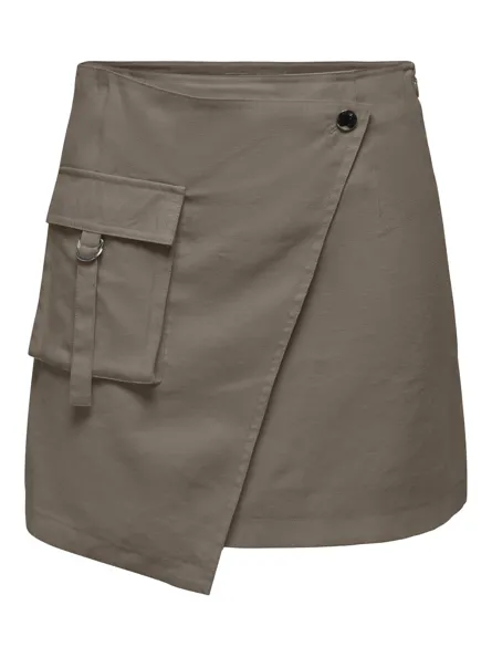 ONLEMERY MW CARGO WRAP SKIRT PNT