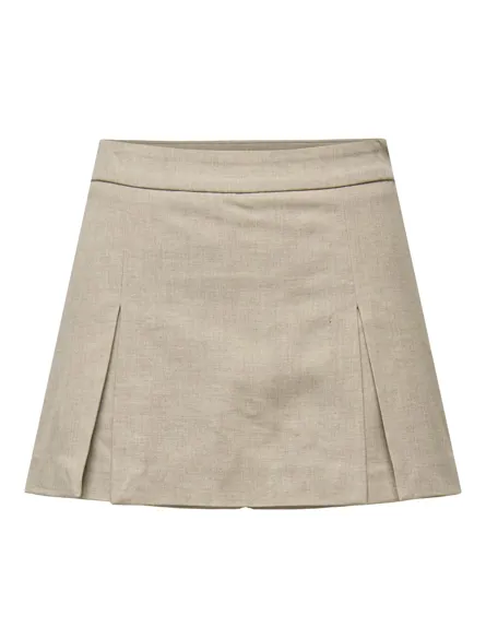 ONLELLY Plisseret mininederdel med høj talje