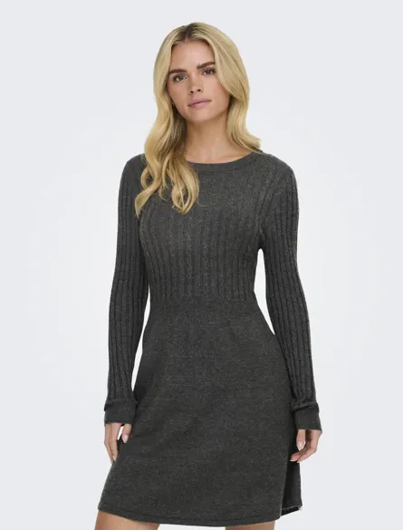 ONLFIA LS CABLE DRESS KNT NOOS