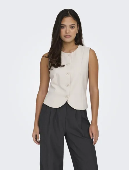 ONLMALENA O-NECK WAISTCOAT TLR