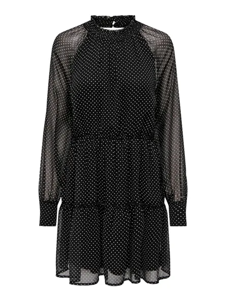 ONLISABELLA Hochgeschlossenes Kleid mit Rüschen