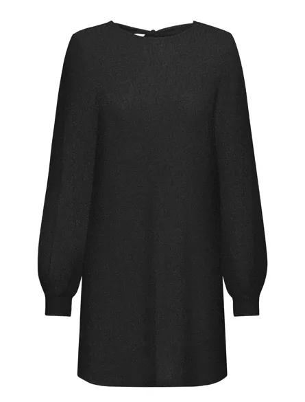 ONLCAROL L/S GLITTER BOW DRESS CS JRS