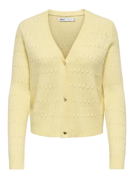 ONLKATIA LS VNECK CARDI KNT NOOS