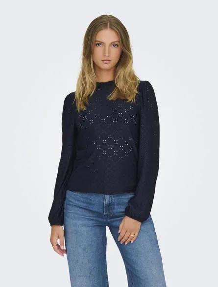 JDYCATHINKA L/S FRILL TOP JRS