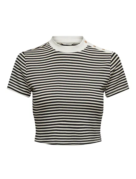 PGLINDY S/S CROPPED TOP JRS