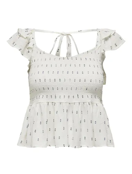 PGJULIETA Oberteil mit U-Ausschnitt und kurzen Ärmeln und normaler Passform