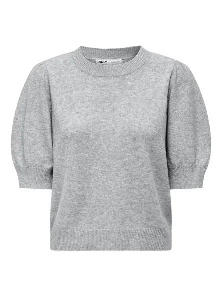 ONLRICA Langärmeliger Strickpullover mit O-Ausschnitt