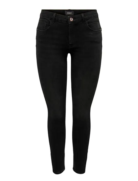 ONLDAISY REG PUSH UP SK ANK DNM BLK OS