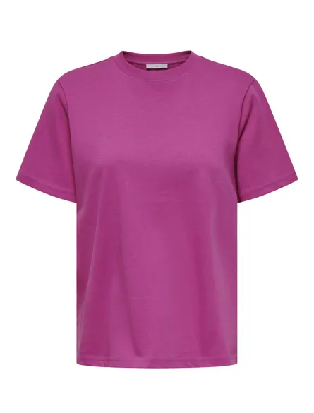 ONLMONJA Basic Regular Fit T-shirt met O-hals design