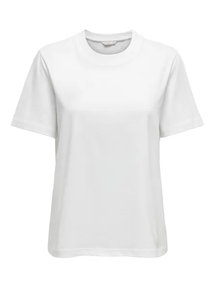 ONLMONJA Basic Regular Fit T-shirt med O-hals design