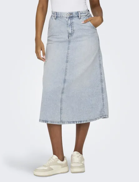 ONLMINDY HW LOOSE DNM SKIRT NOOS