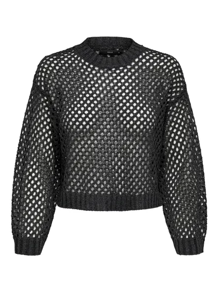 PGCATRIN LUREX PULLOVER L/S KNT