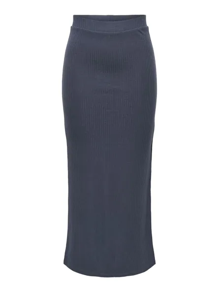 ONLEMMA Basic maxi-rok met zijsplitten