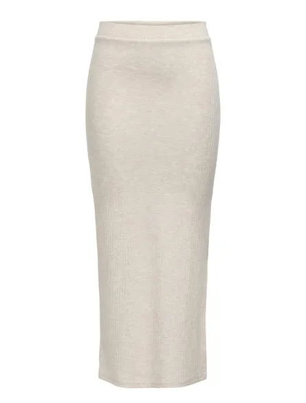 ONLEMMA Basic maxi-rok met zijsplitten