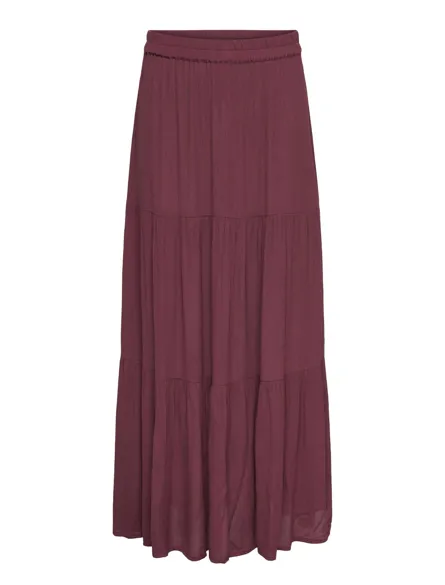 ONLMIKKA Basic-Rock mit Seitenschlitzen und Maxi-Länge