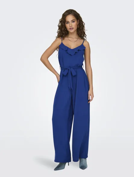 ONLCALI LIFE S/L LONG JUMPSUIT WVN NOOS