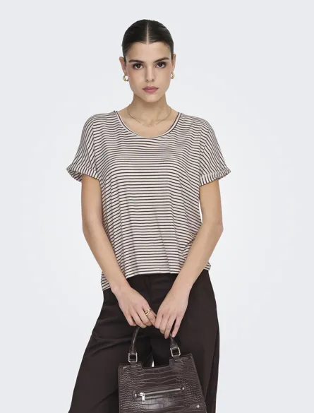 JDYSISSY S/S O-NECK TOP JRS NOOS