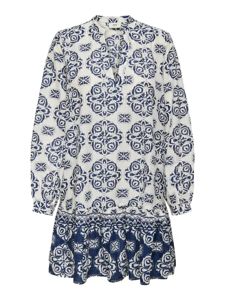 JDYANNA L/S SHORT DRESS WVN