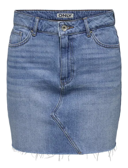 ONLSKYLAR Mini-lengte denim rok met zakken aan de voorkant