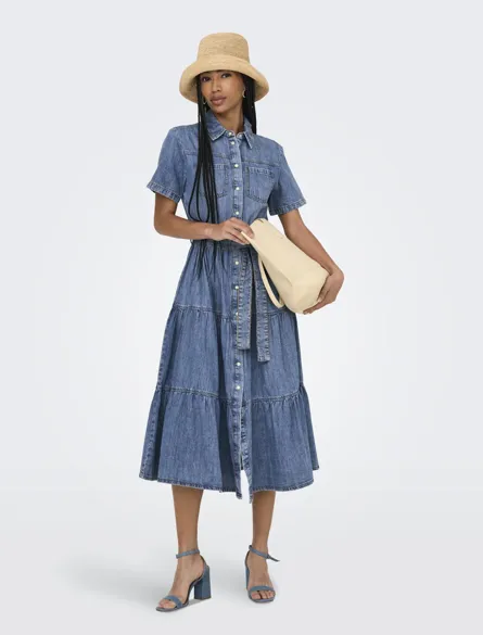 ONLALIYAH S/S LAYER DNM DRESS AKM NOOS