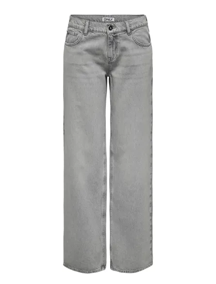 ONLBRENDA Straight Fit, Mid Waist Jeans med møntlomme
