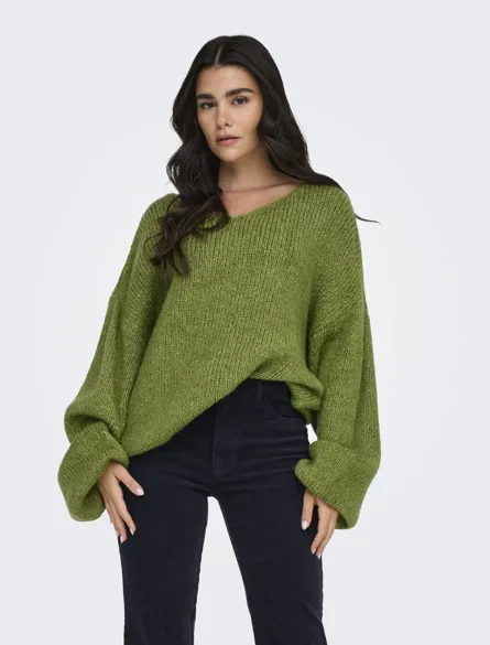 JDYDINEA L/S REVERSIBLE PULLOV. KNT NOOS