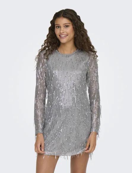 ONLANIKA SPACY LS SHORT DRESS WVN