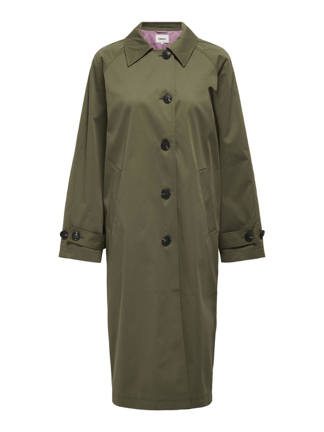 ONLEJA ORCHID BUTTON LIFE COAT CC OTW