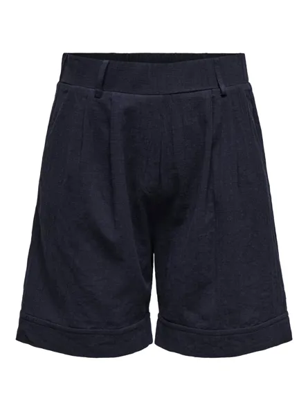 PGTIZANA Shorts mit Fronttasche im Loose-Fit-Stil