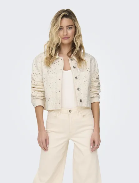 ONLELSA CROCHET SHORT JACKET OTW