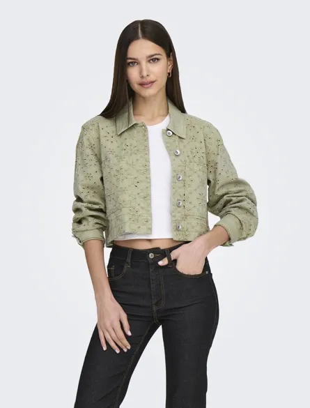 ONLELSA CROCHET SHORT JACKET OTW