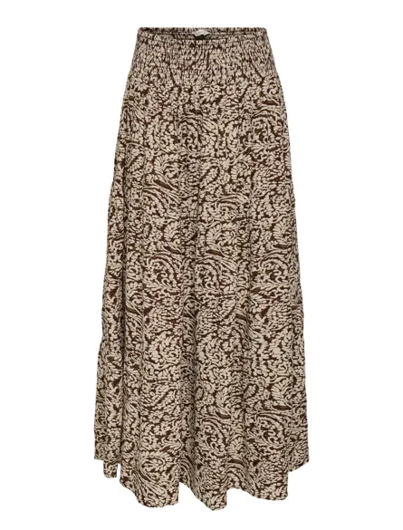 PGMALINA LIFE AOP LONG SKIRT WVN