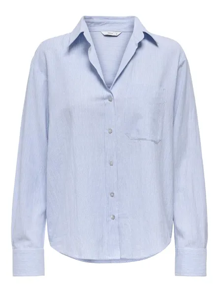 ONLALINA Langarmhemd mit Knopfverschluss für den Alltag