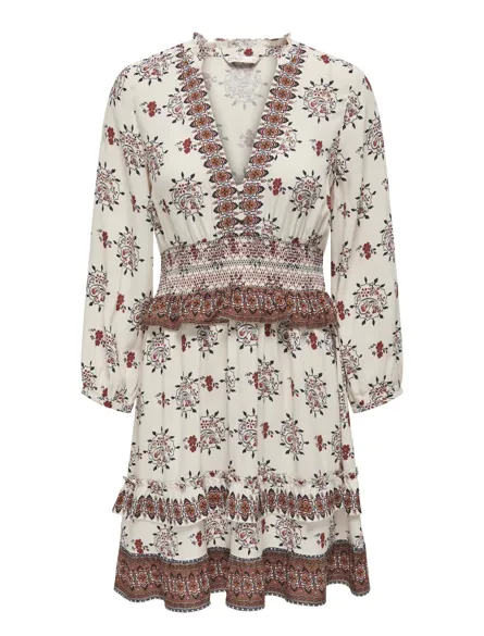 PGPASSI LIFE 3/4 SHORT DRESS WVN