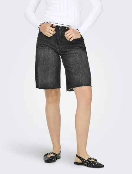 ONLCARO HW LONG RW SHORTS AZG64 DNM