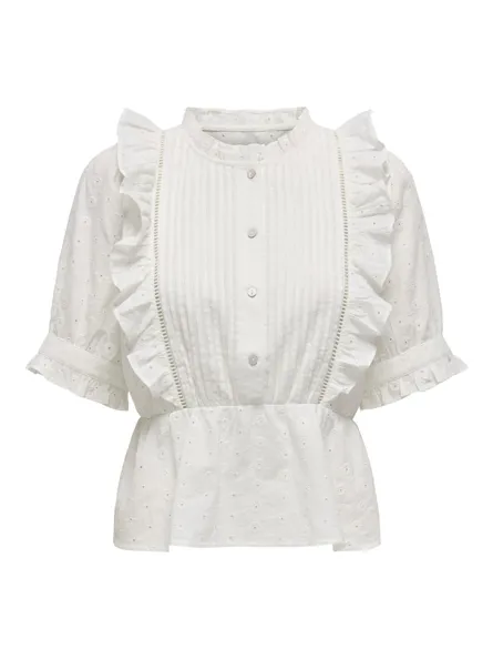 PGSIRI 2/4 PEPLUM TOP WVN